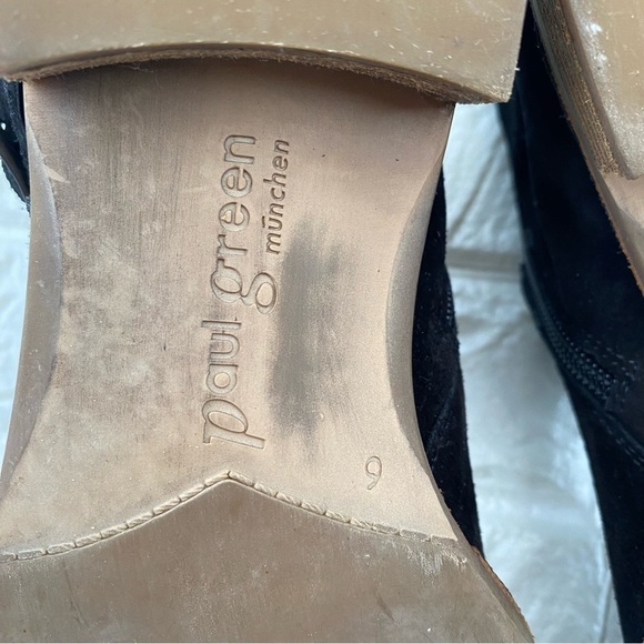 PAUL Green Munchen Suede women’s ankle buckle boots Size 10 - Picture 6 of 9